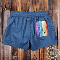 Hong Kong trendy brand trend swimming fitness loose running boxer belt lining quick-drying beach pants three-point shorts for men