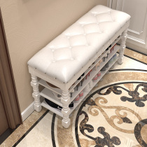 Shoe cabinet home door solid wood multi-layer shoe rack can sit indoors and look good-looking simple and economical storage