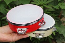 Linggu rattle hand drum baby beat tambourine music early education tambourine tambourine kindergarten teacher dance for dance