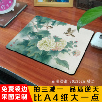 Ancient painting Chinese style lock edge mouse pad small cute anime game mouse pad custom advertising dense cloth