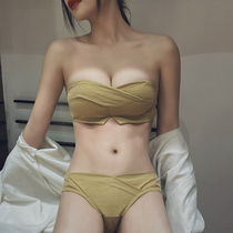 Strapless underwear womens small breasts gather bra-free sexy bra non-slip breast wrap invisible bra