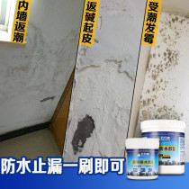 Wall waterproof coating interior wall seepage mold skin indoor putty repair paste white moisture-proof transparent waterproof glue