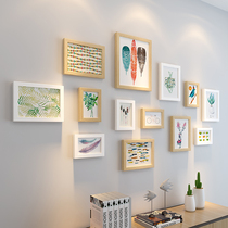 Modern minimalist living room photo wall decoration creative personality room bedroom photo frame hanging wall combination photo album photo wall