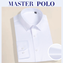 American Paul DP cotton non-iron long sleeve shirt business casual mens dress pure white professional shirt brand