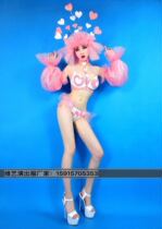 Weiyi custom bar gogo costume female djds nightclub singer Valentines Day sexy fantasy love suit