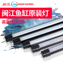 Minjiang original fish tank lamp led aquarium special lamp super bright three-color waterproof lighting lamp dragon fish T8 tube