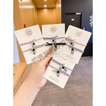 Couple bracelet a pair of attraction magnet three best friend knitting hand rope simple student cute two person spaceman