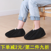  Thickened flannel shoe cover non-slip household can be repeatedly washed indoor children adult students computer room breathable wear-resistant foot cover