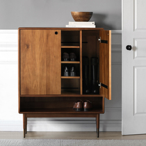 Nordic expression NORHOR Melbourne series solid wood furniture urban retro multifunctional porch cabinet shoe cabinet