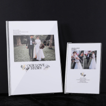 Wedding photo album custom high-end photo studio finishing book wedding crystal photo repair 18 inch production photo