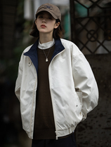 Flammable space 2022A W Japanese simple lapel tooling jacket men and women cityboy neutral all-match tide jacket