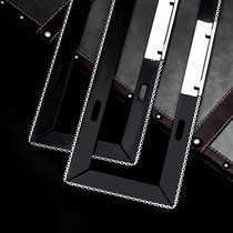 Carved magnesium alloy car license plate frame new traffic license plate frame support stainless steel frame National Standard General modification supplies