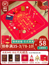 Catch weekly supplies set of year-old gift red cloth men and women baby commemorating the first birthday layout of modern lottery props