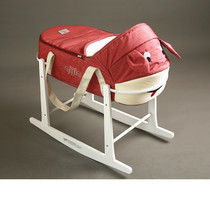 Newborn baby cradle BB pure cotton sleeping basket carry basket corn skin handheld cradle two-way cradle