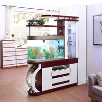 Special offer Living room with fish tank partition cabinet Entrance entrance shoe cabinet double-sided wine cabinet Entrance hall cabinet decorative screen cabinet