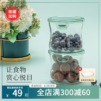 Japan Yimanjia heat-resistant glass lunch box microwave baby food supplement box baby crisper lunch box baking