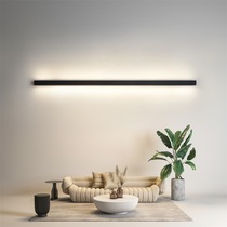Minimalist wall lamp simple modern long strip led living room background wall lamp creative personality bedroom bedside aisle lamp