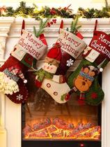 Christmas Socks Gift Bag Oversize Santa Santa Costume Gift Socks Children Gift Socks Candy Bag Decorative Pendant