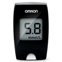Omron Blood Glucose Meter HGM-114 Household Blood Glucose Meter Free Code Blood Glucose Test Paper Blood Collection Needle