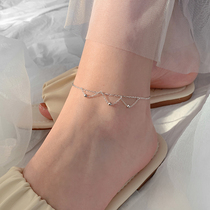Silver Spring Spring 925 sterling silver ball tassel chain female summer 2021 new simple niche design cold students