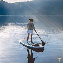 Three-stage adjustable aluminum rod SUP paddle surfboard inflatable paddle paddle single-headed paddle aluminum alloy kayak slurry