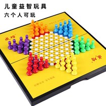 Checkers Stone Magnetic Large Checkers Flying Glass Ball Folding Convenient Adult Children Educational Toys