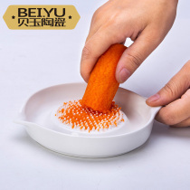 Baby Assisted Food Grinding Machine Hand ceramic Garlic Clay Instrumental Baby Complementary tool Water fruit puree Manual coveting machine