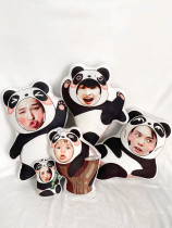 Panda Hug custom can be printed bifacial photo live-action diy to figure out humanoid paparazzi panda doll 214