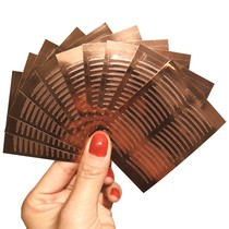 Rose gold double eyelid stickers natural transparent rose gold single-sided eyelid patch combination 5 pieces thin 5 pieces wide