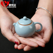 Concord Mini Ru Kin Tea pot fingertips pot small capacity ceramic pot pet piece can be kept a single pot
