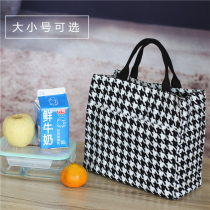 Canvas lunch box Hand bag Bento bag office workers hand carrying rice bag large out fashion Japanese women Net Red