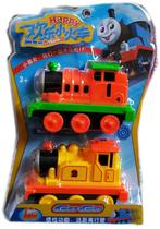2 installed inertia happy small train 6006 back Force toy car educational toys childrens toys mixed batch