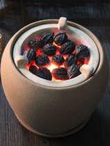 Walnut charcoal olive charcoal black carbon boiled tea charcoal boiled tea charcoal jujube nuclear charcoal whole boiled water carbon tea stove carbon furnace