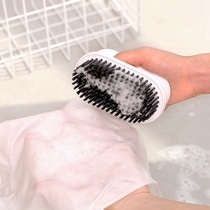 Laundry brush collar cleaning brush household bristles multifunctional cleaning board brush shoe brush do not hurt shoe brush shoe artifact