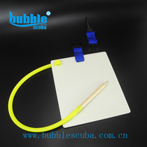 bubblescuba Fluorescent Underwater Pen pad Diver accessories Bubble dive