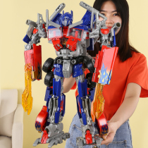 Transformed toy Bumblebee Optimus Prime King Kong 4 car super large robot 5 genuine hand model child boy