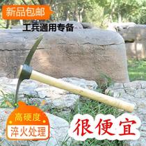  Foreign pickaxe pickaxe head digging tree root tool Agricultural planting flowers and grass digging earthworms multifunctional all-steel small pickaxe folding shovel shovel