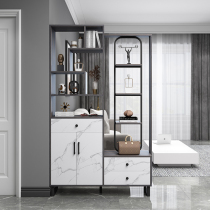 Italian light luxury porch cabinet shoe cabinet entrance living room wall partition cabinet modern simple storage rack multi-function