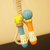 MiDeer Milu childrens skipping rope adjustable wooden pupils kindergarten special baby beginner boys and girls