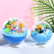 Childrens handmade material package diy kindergarten micro-landscape crystal ball educational toy Student girl gift