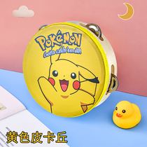 Childrens performance tambourine tambourine tambourine Bell dance percussion small instrument hand-rocked tambourine kindergarten teacher