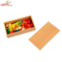 Professional edition Montessori teaching aids Kindergarten early education toys Sensory large beaded box educational toys 1-3 years old