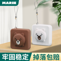 Open-free door closer household wooden door hydraulic cushion automatic door shutter pull rope push and pull closed artifact door movement