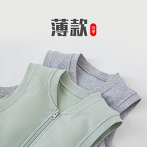 Childrens spring and autumn pure cotton thin section Students waistcoat Waistcoat Vest Outside of the waistcoat Shoulder Casual Spring