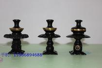 Boutique thrush lark bird cage gourd ebony high quality gourd inlaid copper four-piece hook cage claw bird cage accessories