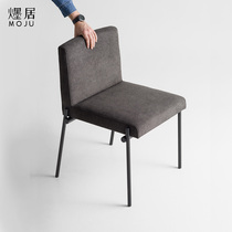 Nordic dining chair modern minimalist back chair leisure fabric hotel chair study Italian minimalist designer restaurant