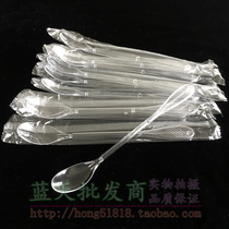 Disposable coffee spoon long handle coffee spoon coffee stirring rod plastic coffee spoon independent 100