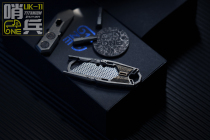 BitsBits titanium alloy knife EDC outdoor knife paper knife handmade model knife ONE Sentinel self-defense