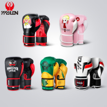 Wulong childrens boxing gloves Childrens boxing gloves Childrens boys childrens fighting gloves Childrens boxing 3-13 years old