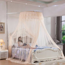 Mosquito Net Dome Stainless Steel Floor Adjustable Height Universal Not Punch Free to install 1 5 m 1 8m Large bed Home
